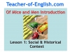 Of Mice and Men Teaching Resources (slide 3/281)